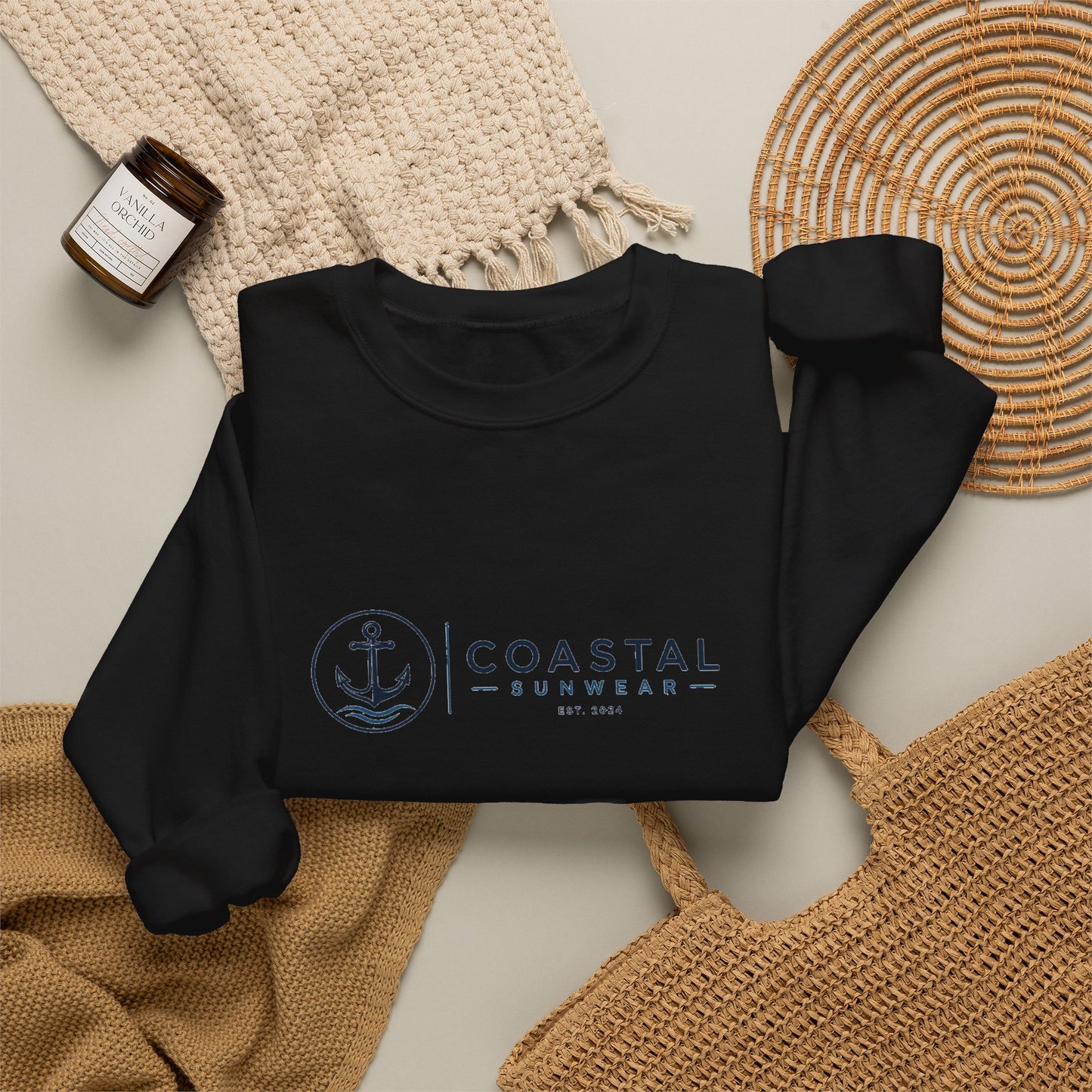 Coastal Crewneck Gildan Sweatshirt