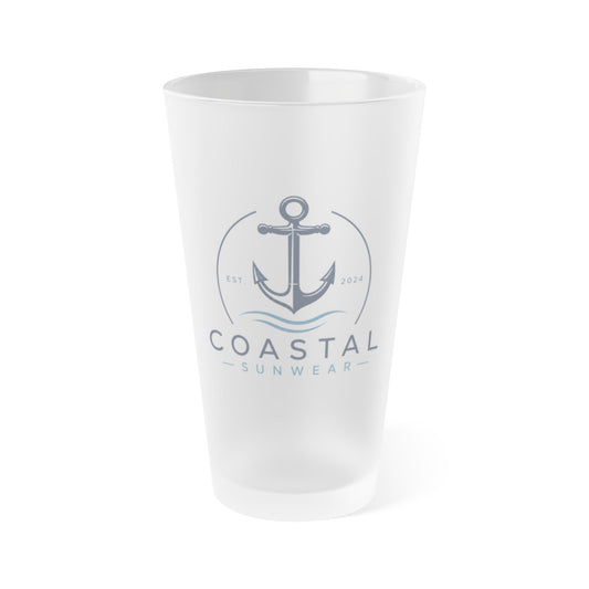 Coastal Sunwear Frosted Pint Glass, 16oz