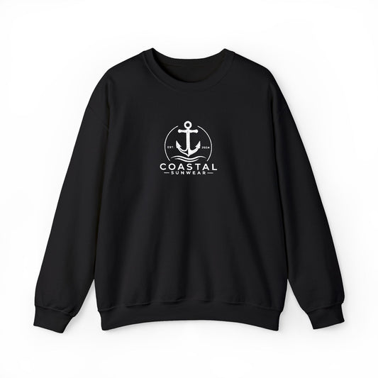 Coastal Embroidered Gildan Crewneck Sweatshirt