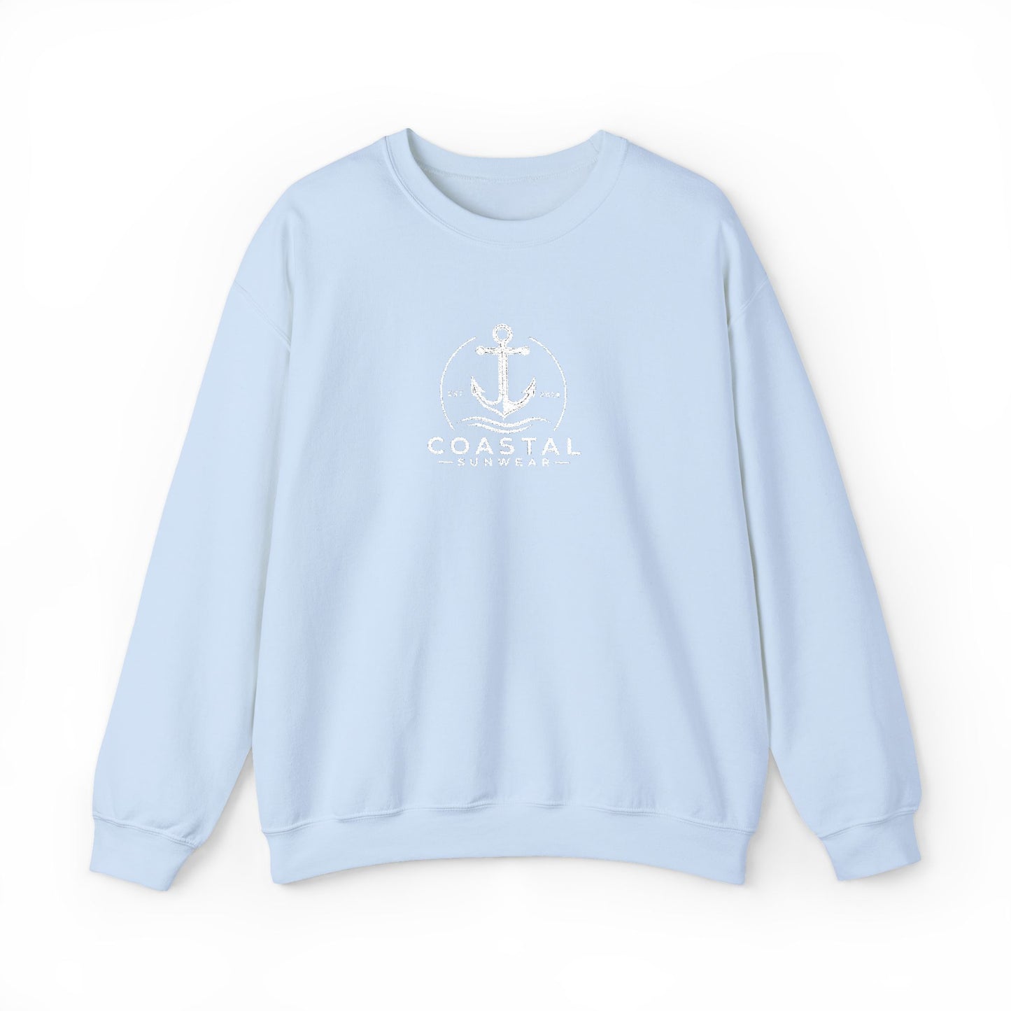Coastal Embroidered Gildan Crewneck Sweatshirt