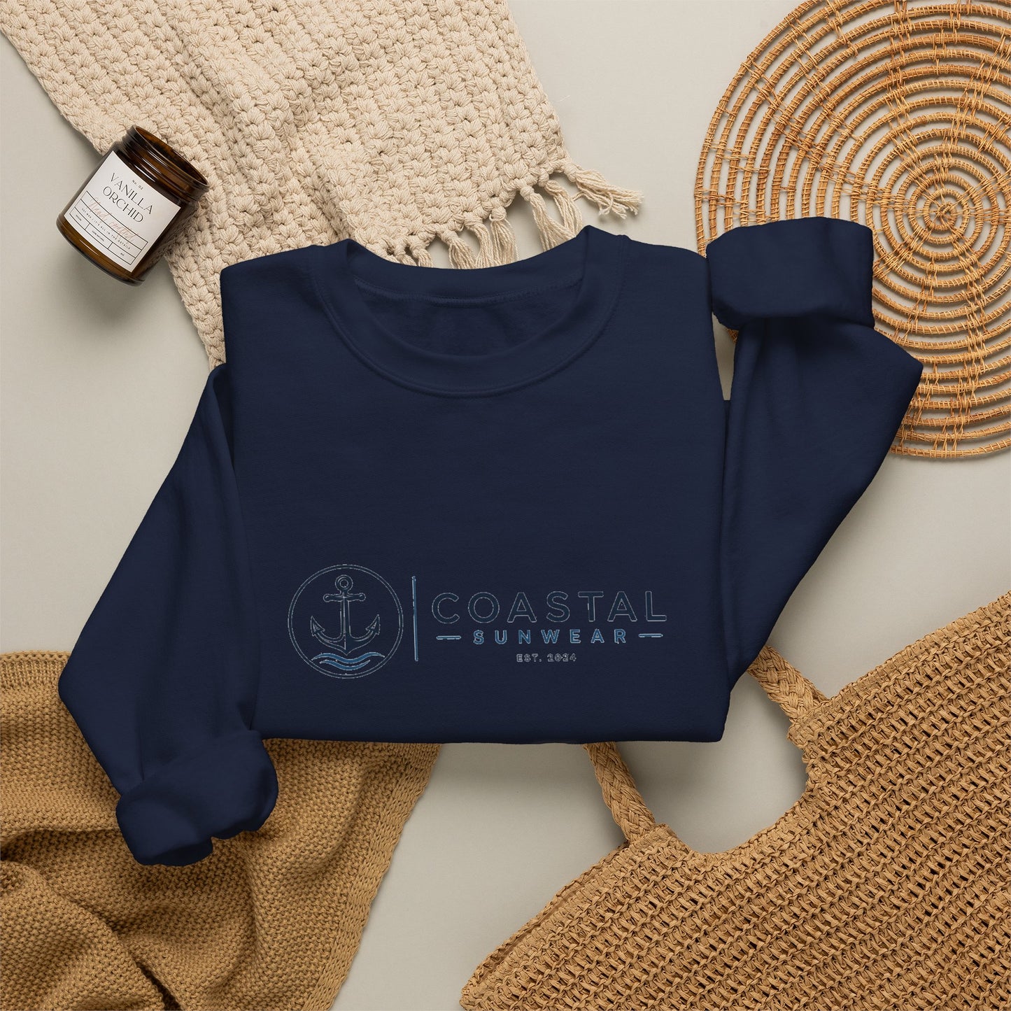 Coastal Crewneck Gildan Sweatshirt