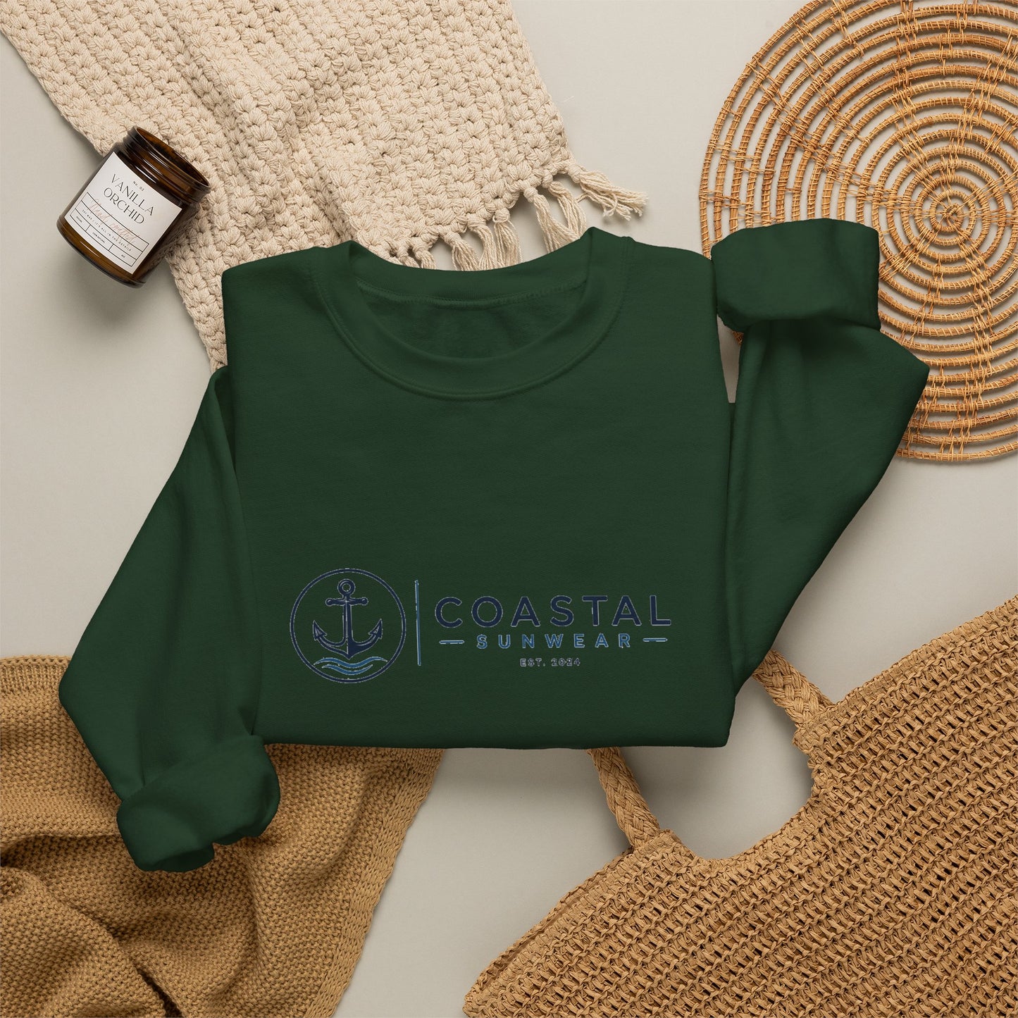 Coastal Crewneck Gildan Sweatshirt