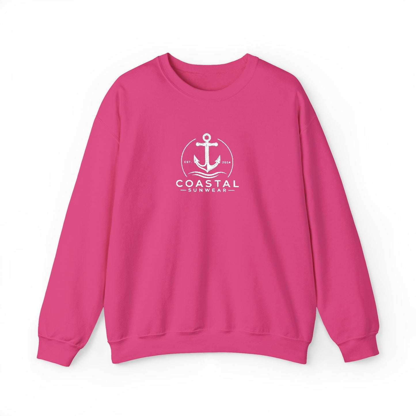 Coastal Embroidered Gildan Crewneck Sweatshirt
