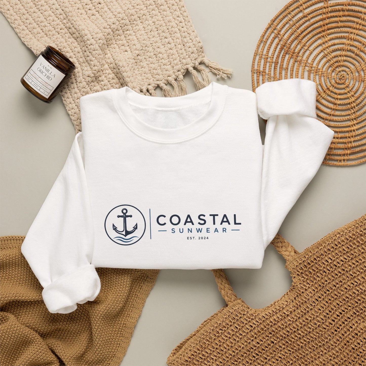 Coastal Crewneck Gildan Sweatshirt