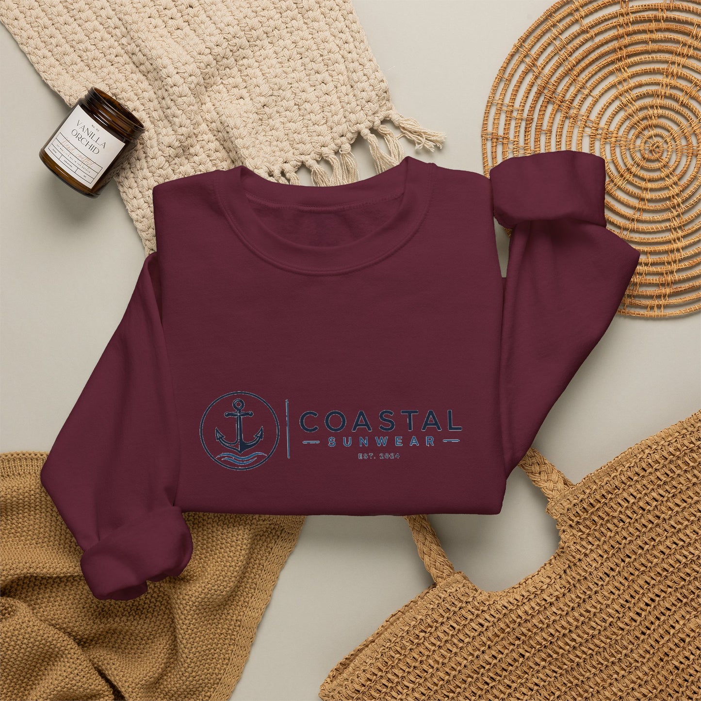 Coastal Crewneck Gildan Sweatshirt