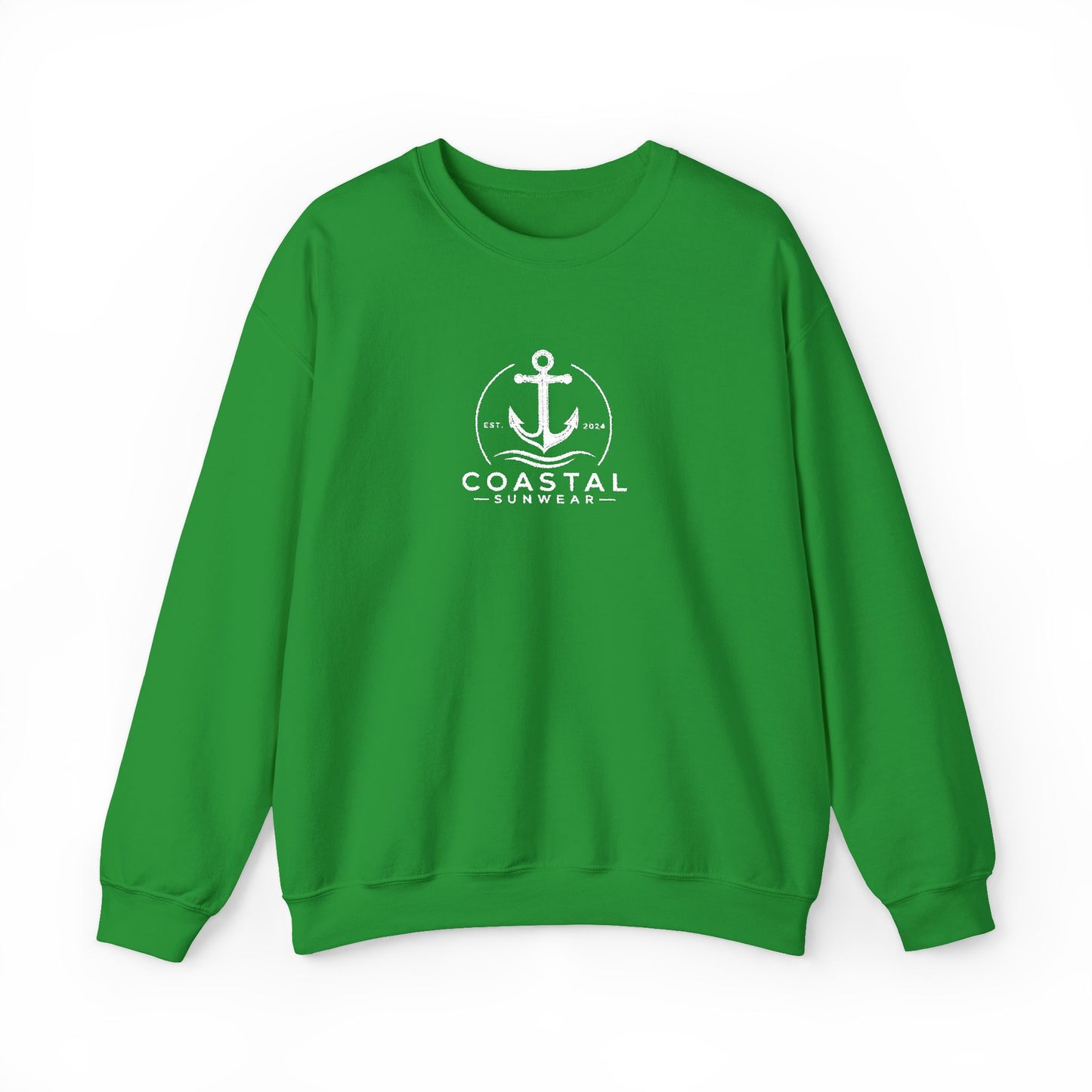 Coastal Embroidered Gildan Crewneck Sweatshirt